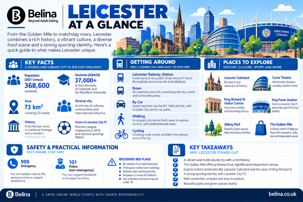 Belina Escorts -Leicester Escorts City Guide - Infomation Graphic